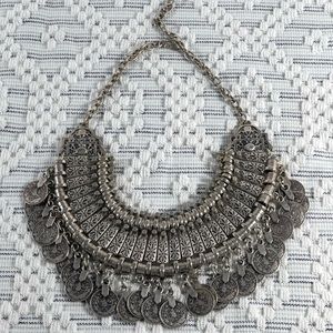 Boho look adjustable necklace